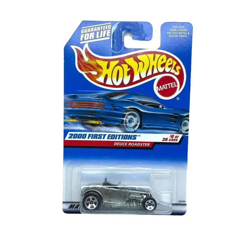 Hot Wheels 2000‎ First Editions 1932 '32 Ford Deuce Roadster Zamac Raw Car 1/64